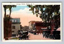 Fulton NY-New York, Scenic View Of Cayuga Street, Antique, Vintage Postcard picture