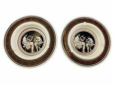 Vintage D Vassilopoulos Ashtray Lot of Two Made in Greece                        picture
