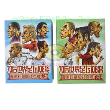 SET(2 Decks)108 cards of World Soccer Stars Cartoon Portraits Playing card/Poker picture