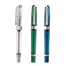 New Wing Sung 3013 Paili 013 Vaccum Fountain Pen Resin EF/F Nib Ink Pen GiftGW picture