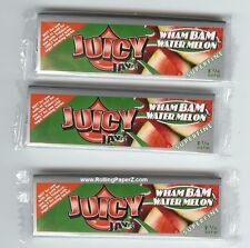 3pks 'WHAM BAM WATERMELON' Flavored JUICY JAY'S 1 1/4 SUPERFINE Rolling Papers picture