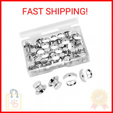 30PCS Metal Locking Pin Backs Clasp Keepers for Pins picture
