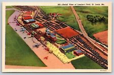 Transportation~Air View Lambert Field St Louis Missouri~Vintage Postcard picture