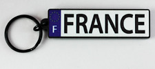 Souvenir Destiny France EU License Plate Acrylic Keychain 3