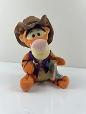 Vintage NEW NWT Star Beans Tigger Wine The Pooh Plush Cowboy Toy Stuffed Animal  picture