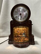 VINTAGE Master Crafters Clock Swinging Playmates Boy Girl 1950s *READ* picture