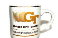 Georgia Tech 1885-1985 Commemorative 100 Year Anniversary Coffee Mug/Cup Rare Nu picture