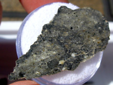 2.03 grams Touat 005 lunar Meteorite 38x18x2mm slice 