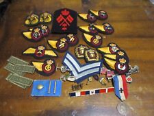 MILITARIA FOREIGN PATCH AND OTHER CANADIAN AIR FORCE WINGS. FRENCH MEDAL  picture