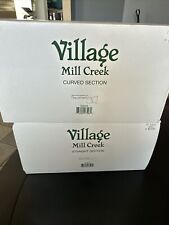 2 Dept 56 Village Mill Creek Curved And Straight Section picture