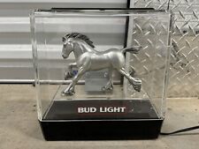 BUDWEISER LIGHT CLYDESDALE INDOOR ELECTRIC SIGN picture