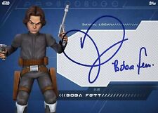 Topps Star Wars Clone Wars Autograph DANIEL LOGAN as BOBA FETT SIG Digital Card picture