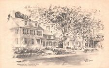 Postcard PA Washington Crossing Inn Drawing Sketch Unposted Vintage PC J4316 picture