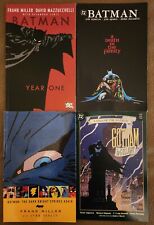 BATMAN TPB LOT of  4 DC Graphic Novels Dark Knight Strikes Year One Death Family picture