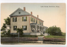 Lake House, Sandwich, Barnstable County, MA, vintage 1910 postcard picture