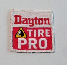 Vintage DAYTON TIRE PRO Uniform Patch Square Used A488 picture