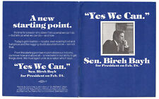1976 Indiana Senator Birch Bayh NH Primary Presidential campaign booklet picture