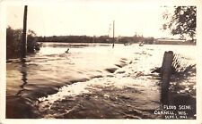Cornell WI Almost Everything is Under Chippewa River Flood~September 1 1941 RPPC picture