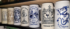 7 Holiday Folk Fair Milwaukee WI Beer Steins VIntage 1970s  & 80s see photos picture