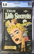 TRUE LIFE SECRETS #14 CGC 5.0 (VG/FN) CLASSIC ROMANCE GGA COVER 1953 CHARLTON picture