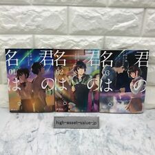 Your Name Kimi no Na wa vol.1~3 Complete Set Japan Manga Comics Makoto Shinkai A picture