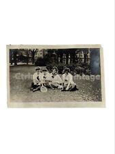 Vintage 1911 Ladies Tennis Team Antique Photo picture