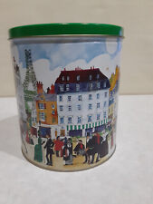 Vintage Parisian Vignette France Trails End Popcorn Tin  picture