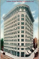 Antique Color Postcard 1909 Indiana Pythian Building Indianapolis, IN  picture
