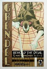 Grendel Tales Behold the Devil #8 Signed by Matt Wagner Dark Horse Comics picture