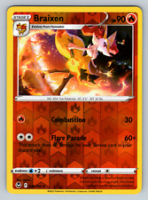 026/195 Braixen Pokemon Reverse Holo Card TCG picture
