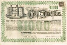 City of Newport News - Stock Certificate - Shipping Stocks picture