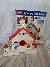 Vintage 1980's Playskool Snoopy Sno-Cone Machine with Original Box picture
