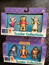 vintage Fisher Price #66610 Winnie-the-Pooh Toddler Colectibles Complete Set picture