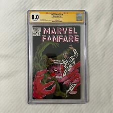 8.0 CGC Marvel Fanfare #9 Signature Man-Thing J.M. DeMatteis Brozowski Morrow picture