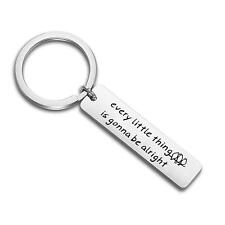 Gzrlyf Every Little Thing is Gonna be Alright Three Little Birds Keychain Ins... picture