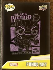 Funko Pop Upper Deck Marvel Trading Card - Funko Art Black Panther AF-3 picture