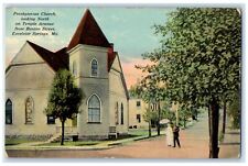 c1910 Presbyterian Church North Temple Avenue Benton Street Excelsior Postcard picture