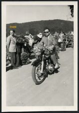 HOREX REGINA motorbike w flowers, Burghausen, classic motorcycle, Vintage fine picture