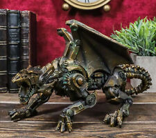 Steampunk Collection- Steampunk Dragon Sculptures Figurine picture