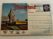 Vtg. 1950's Disneyland Anaheim Postcard Book Walt Disney Productions-12 Scenes picture