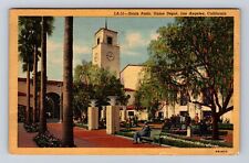 Los Angeles CA-California, South Patio, Union Depot, Vintage c1954 Postcard picture