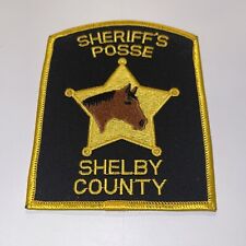 shelby county police patch mounted sheriff’s posse Shoulder Obsolete picture