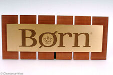 Born Shoes Store Display Sign Wood & Metal 16.5