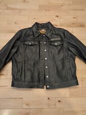 HARLEY DAVIDSON Rare Leather Jacket XL Eagle  picture