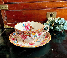 Vintage Spode’s Bouquet by Copeland Spode Flat Cup and Saucer Set picture