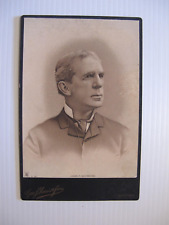 ANTIQUE CABINET CARD PHOTOGRAPH: JOHN T RAYMOND AMERICAN ACTOR 1836-1887 picture