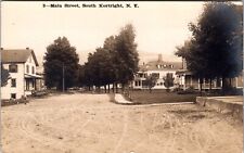 Real Photo Postcard Main Street in South Kortright, New York picture