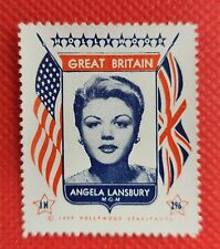 Angela Lansbury 1947 Hollywood Screen Movie Stars Stamp Trading Card picture