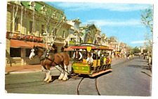 Postcard Disneyland Horse-Drawn Street Car picture