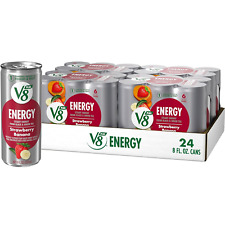 +ENERGY Strawberry Banana Energy Drink, 8 Fl Oz Can (4 Packs of 6 Cans) picture